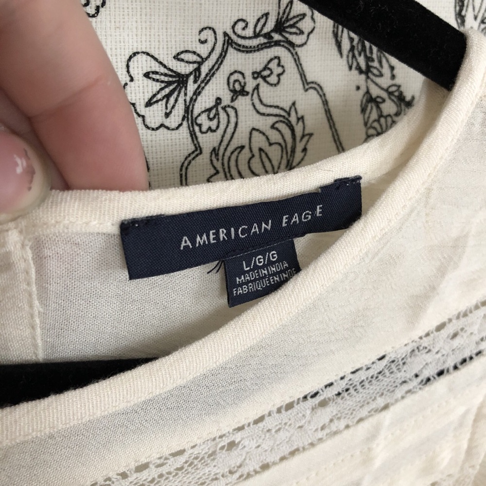 american eagle ruffle shell ☾ - Picture 3 of 4